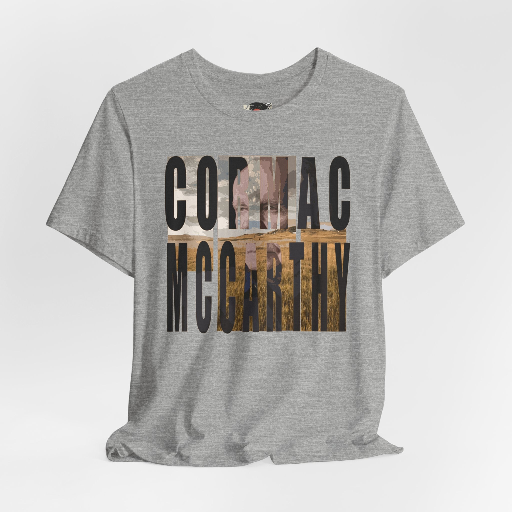 Cormac McCarthy Typography Tee | Western Landscape Text Art