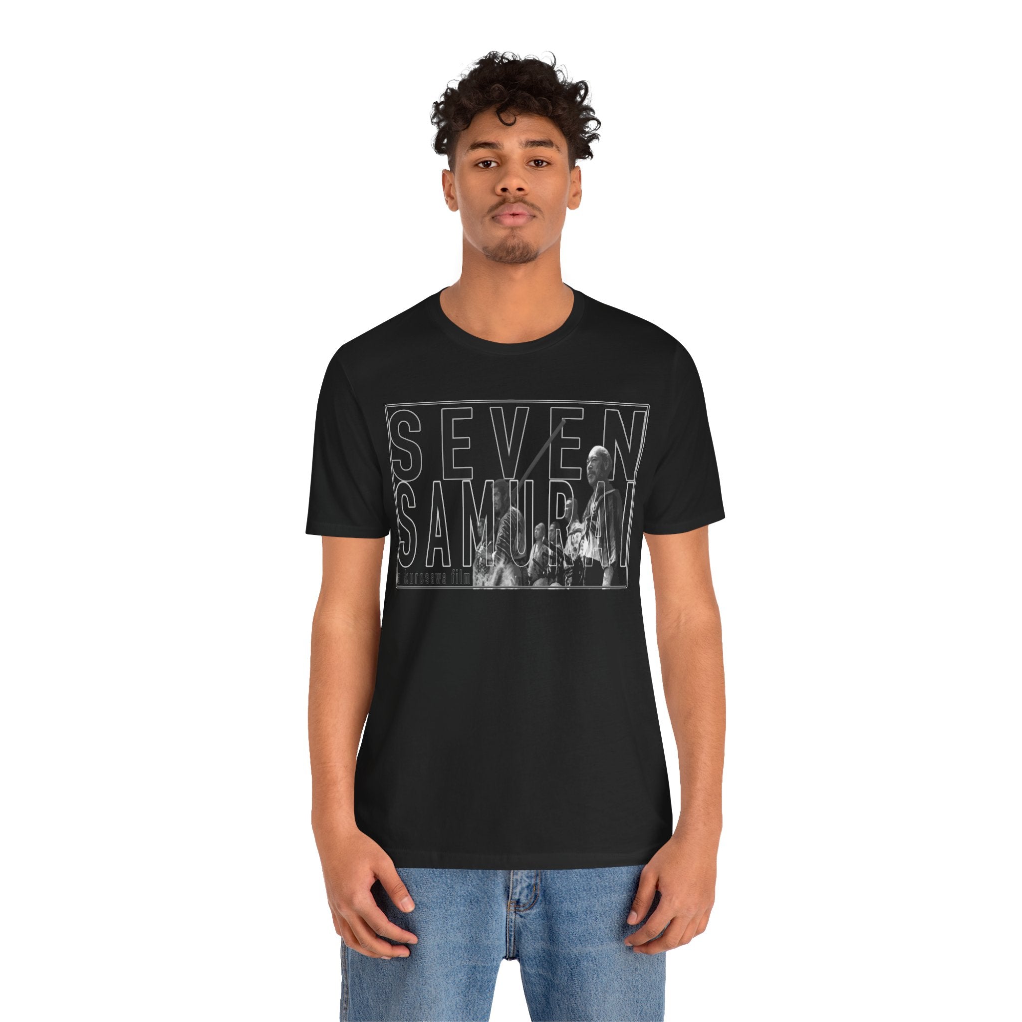Seven Samurai movie graphic Tee | Classic Kurosawa poster design