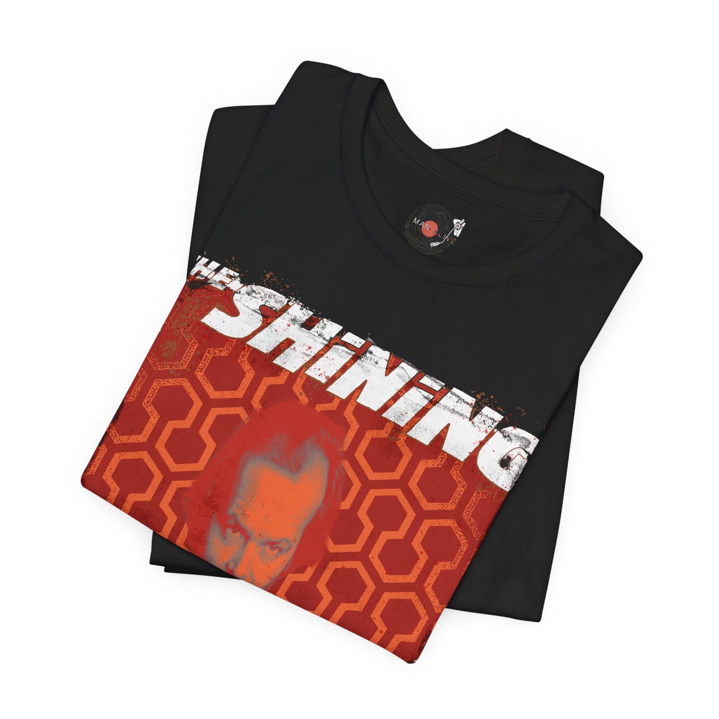 The Shining Carpet Nicholson Portrait T-Shirt | Horror Movie Poster Tee