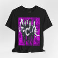 The Cure Band Photo Tee | Alternative Rock Shirt, Purple Graphic