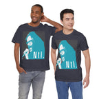 The National Band Matt Berninger Retro Indie Rock Graphic Tee | Blue Halftone