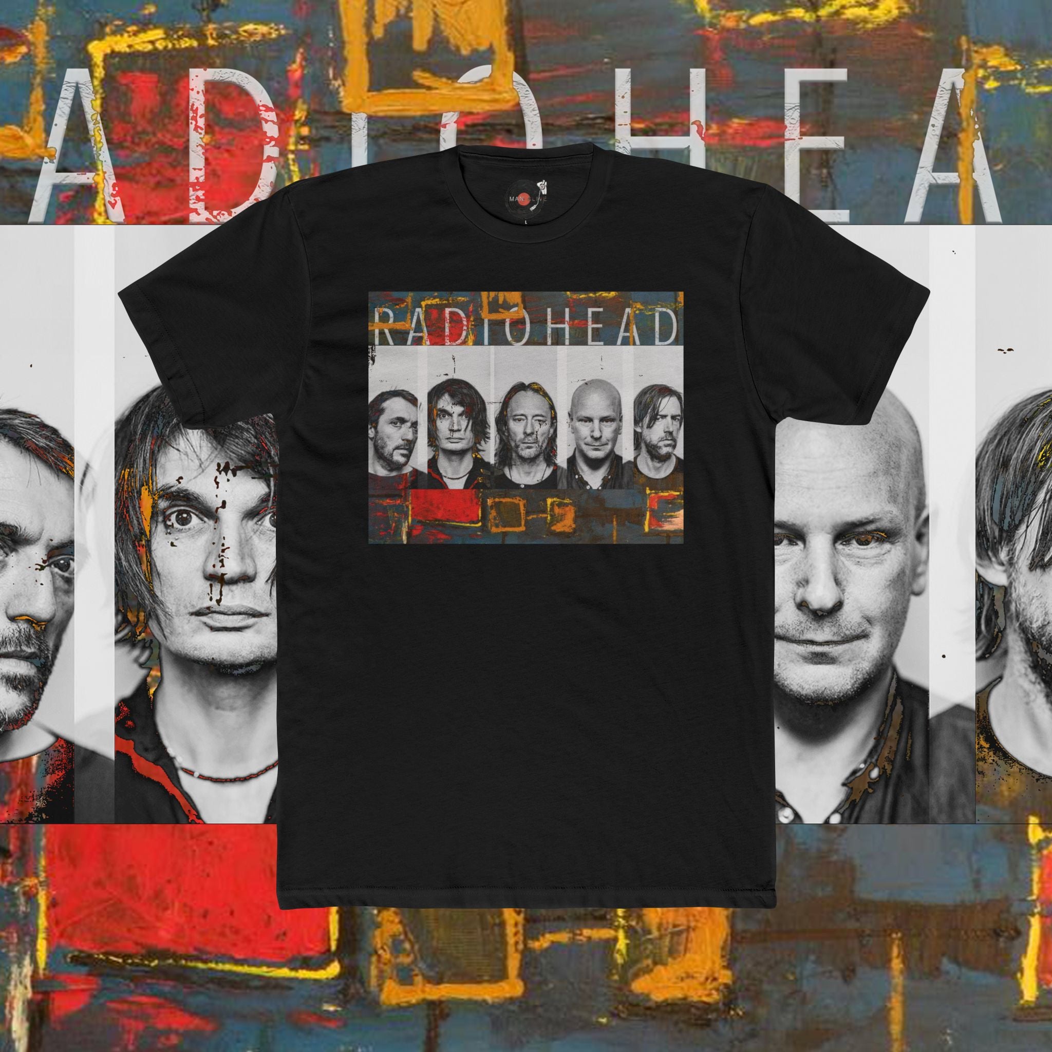 Radiohead Band T-Shirt, Alternative Rock Music Tee, Unisex Crew Neck Top, Concert Merch, Festival Apparel