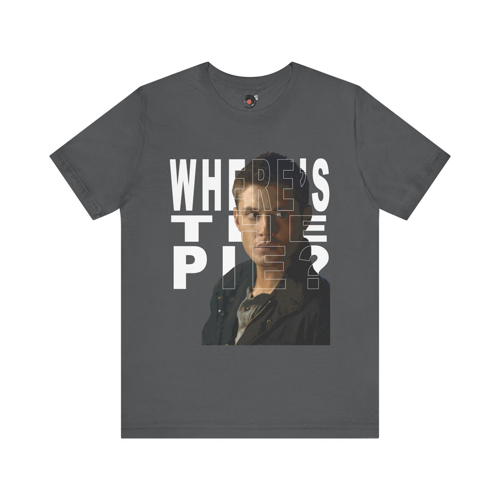Dean Winchester "Where's the Pie?" Portrait T-Shirt | Supernatural TV Tee