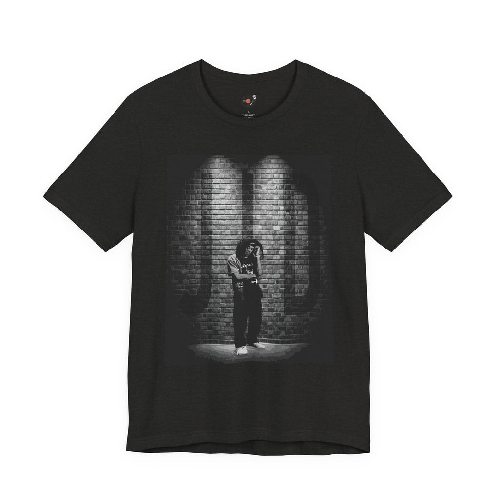JID Under Spotlight Hip Hop Photo Tee | Noir Brick Wall