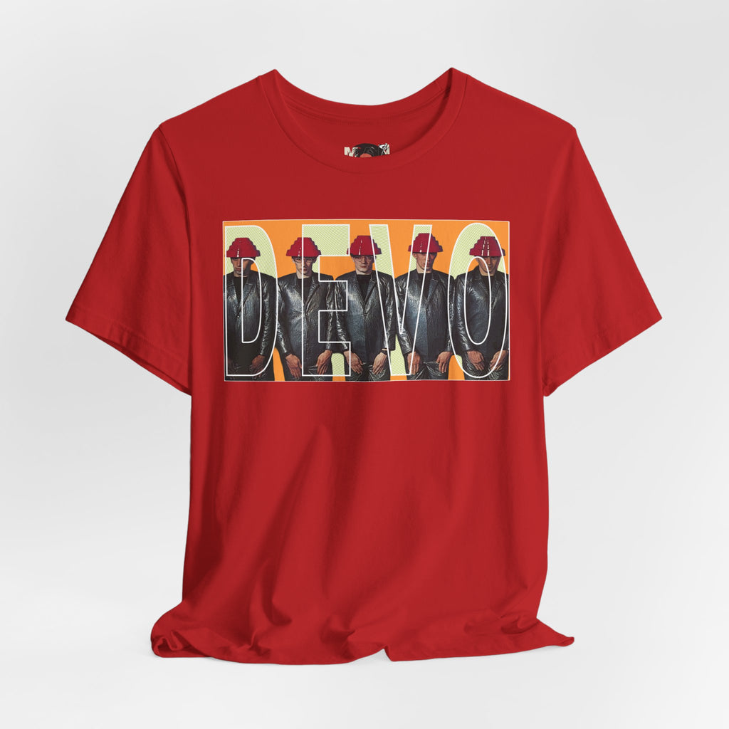 Devo Retro Pop Art Band Tee — Devo Graphic T-Shirt