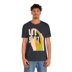 Lil Simz Hands Reaching Colorful Silhouette Tee | Hip Hop Rap Abstract Shirt