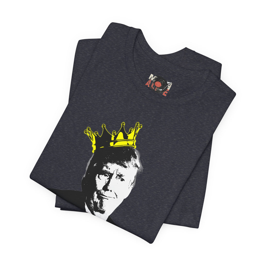 No Kings portrait tee | Graphic Political Satire T-Shirt