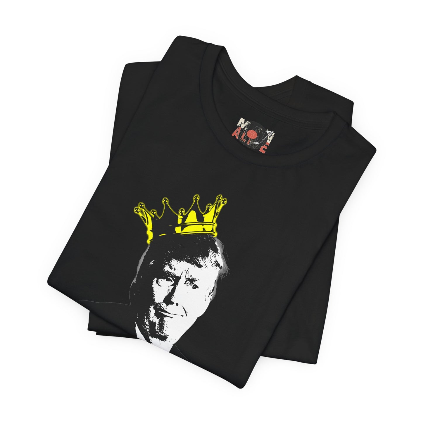 No Kings portrait tee | Graphic Political Satire T-Shirt
