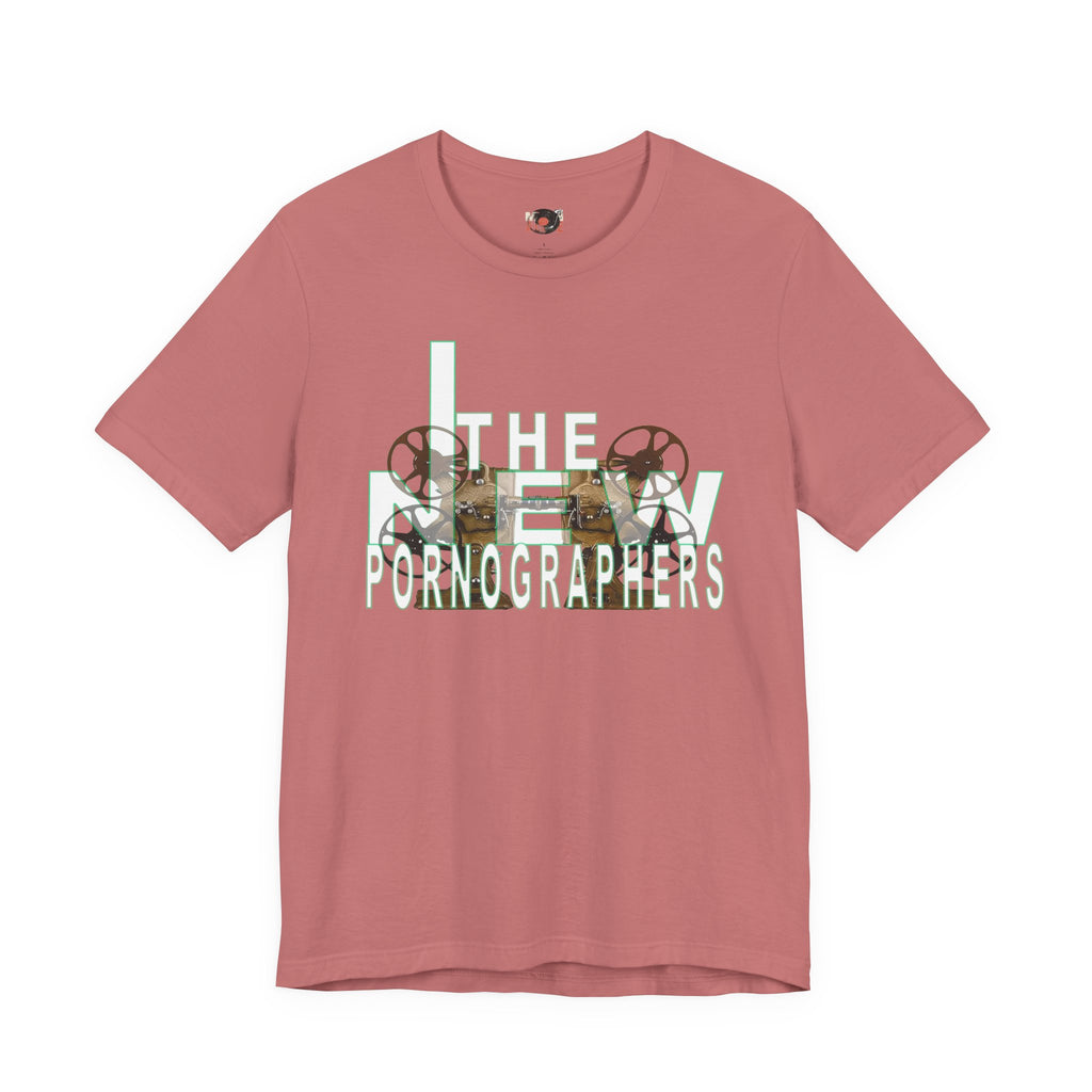 The New Pornographers band art Tee | Vintage film camera graphic