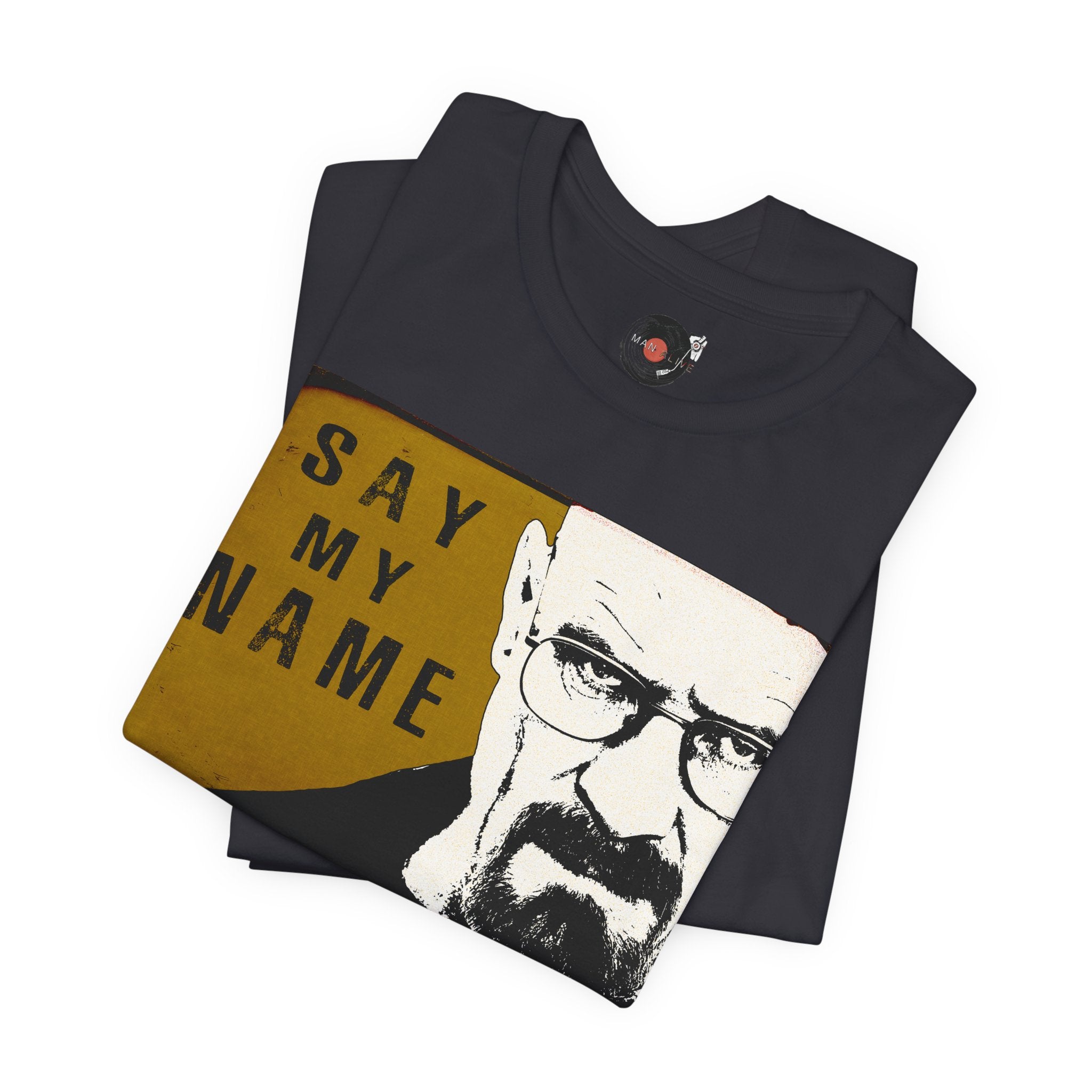 Say My Name Walter White Tee | Retro Breaking Bad Portrait