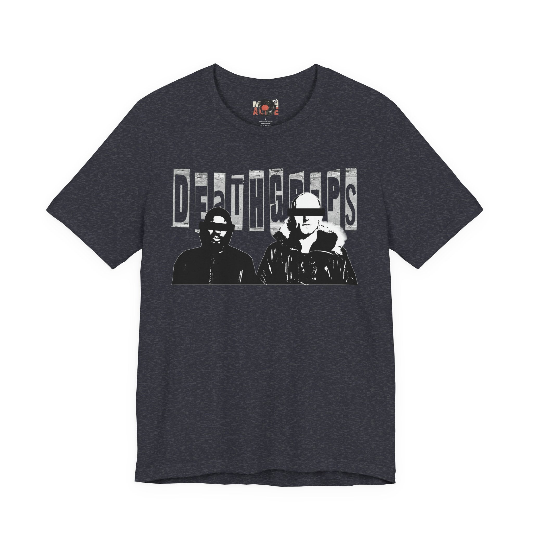 Death Grips duo photo Tee | Experimental Hip-Hop graphic shirt