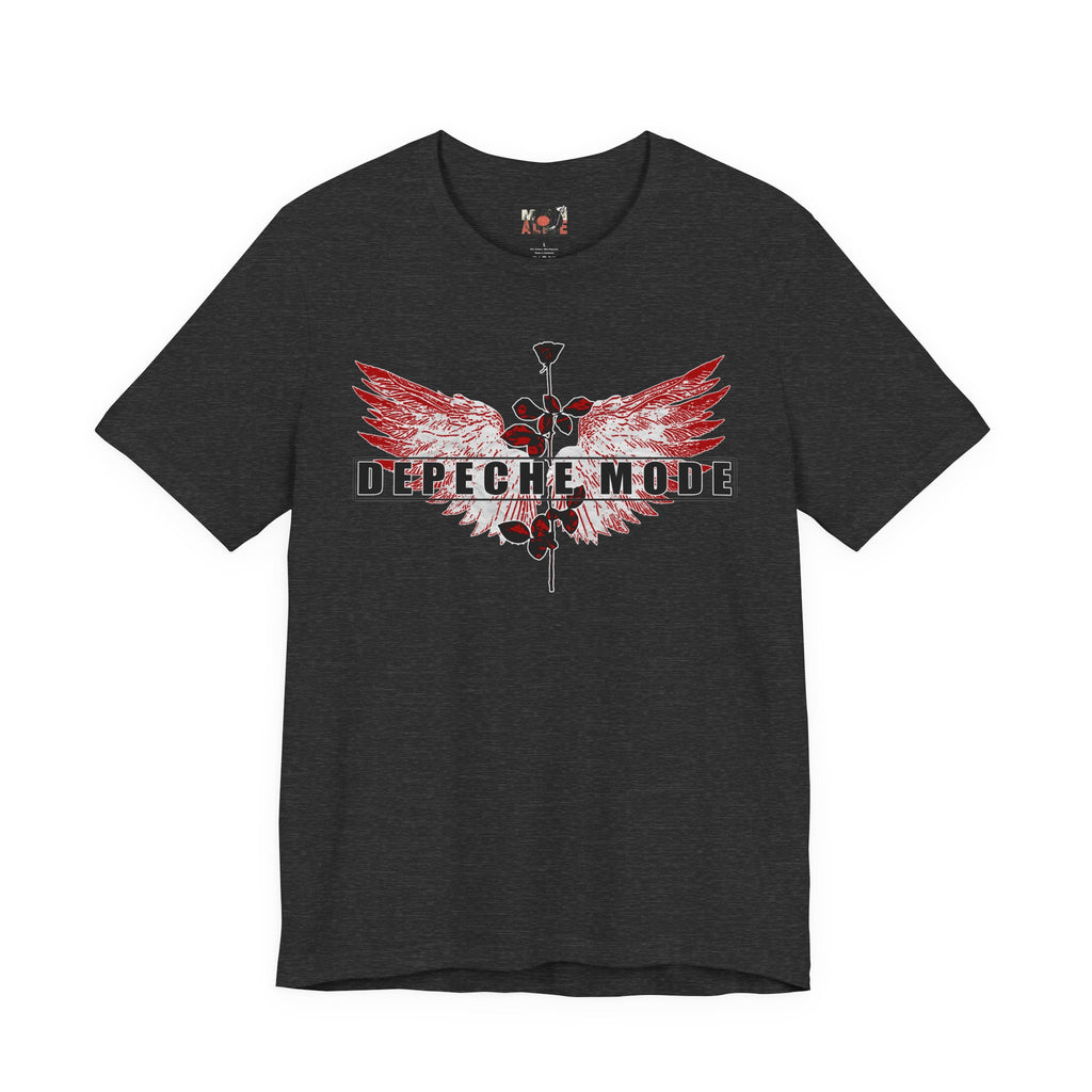 Depeche Mode Wings Rose T-Shirt | Band Logo Tee