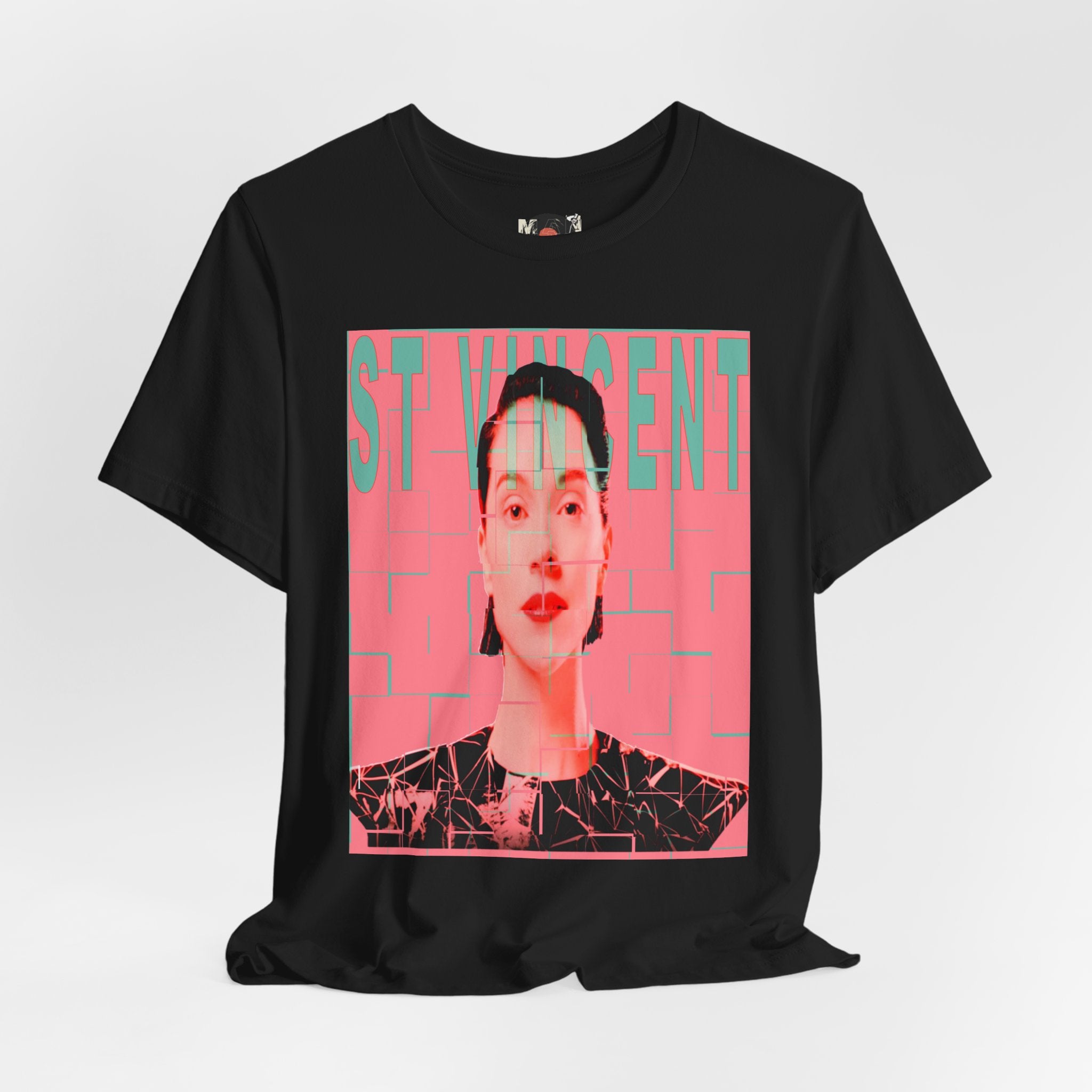 St. Vincent Portrait Tee — Retro Pop Art Musician T-Shirt