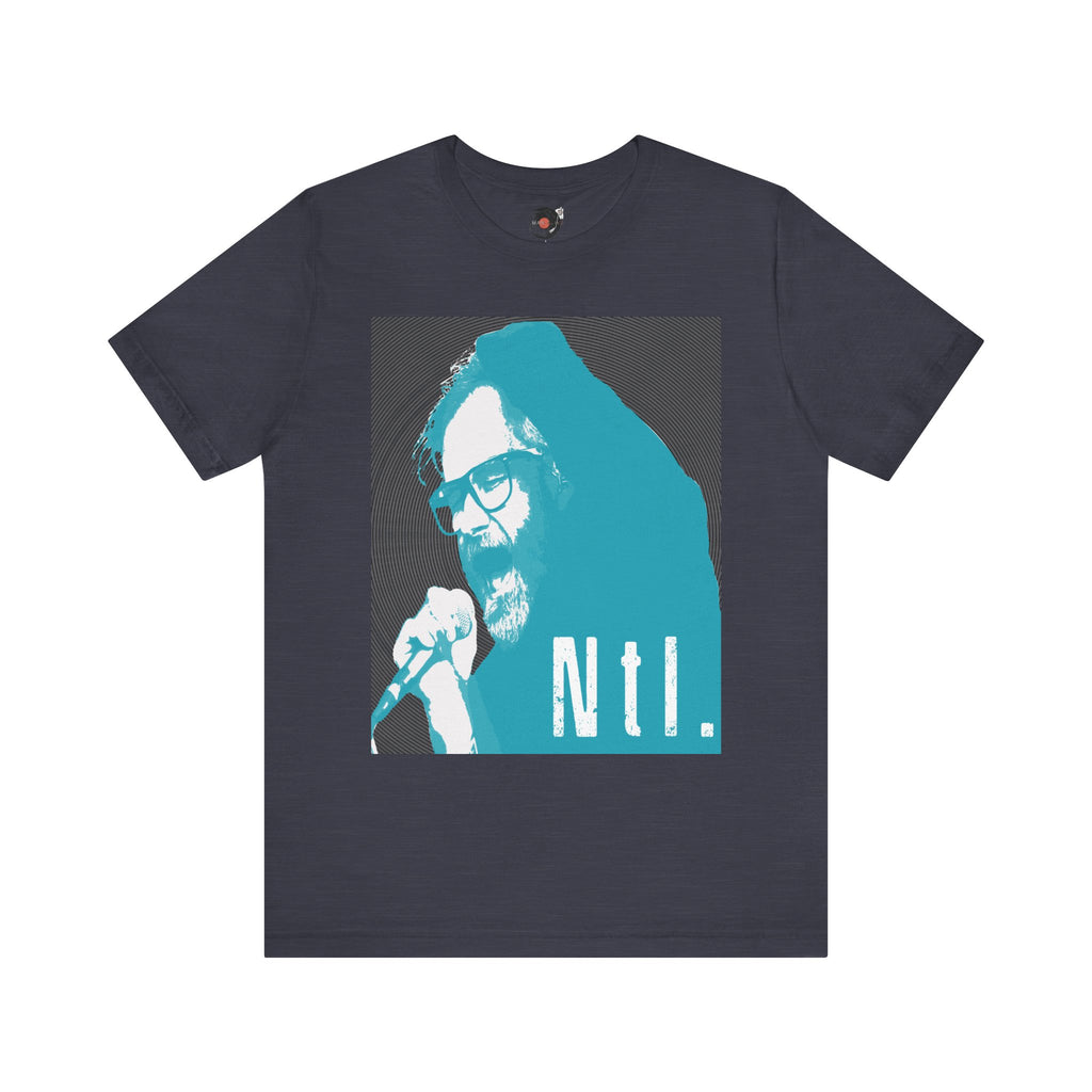 The National Band Matt Berninger Retro Indie Rock Graphic Tee | Blue Halftone