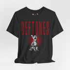 Deftones Band Logo Cat Tee | Rock Band T-Shirt