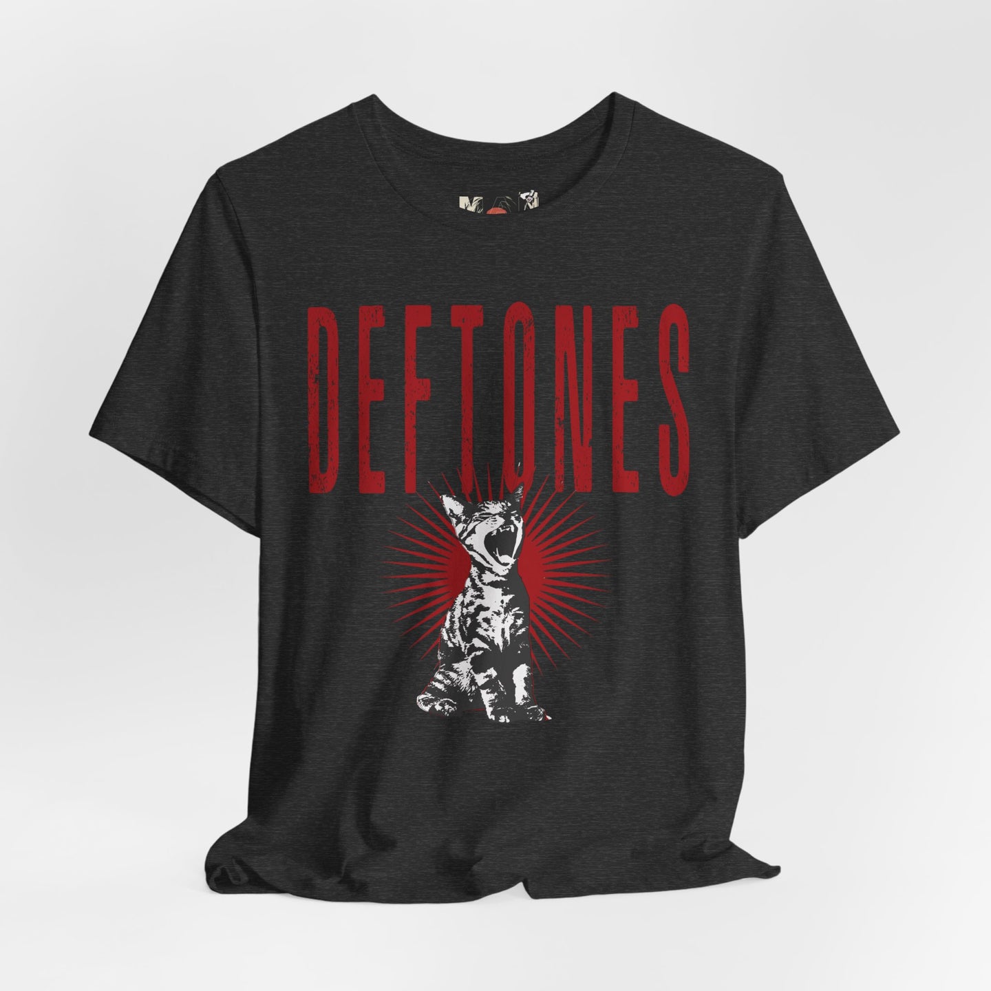 Deftones Band Logo Cat Tee | Rock Band T-Shirt