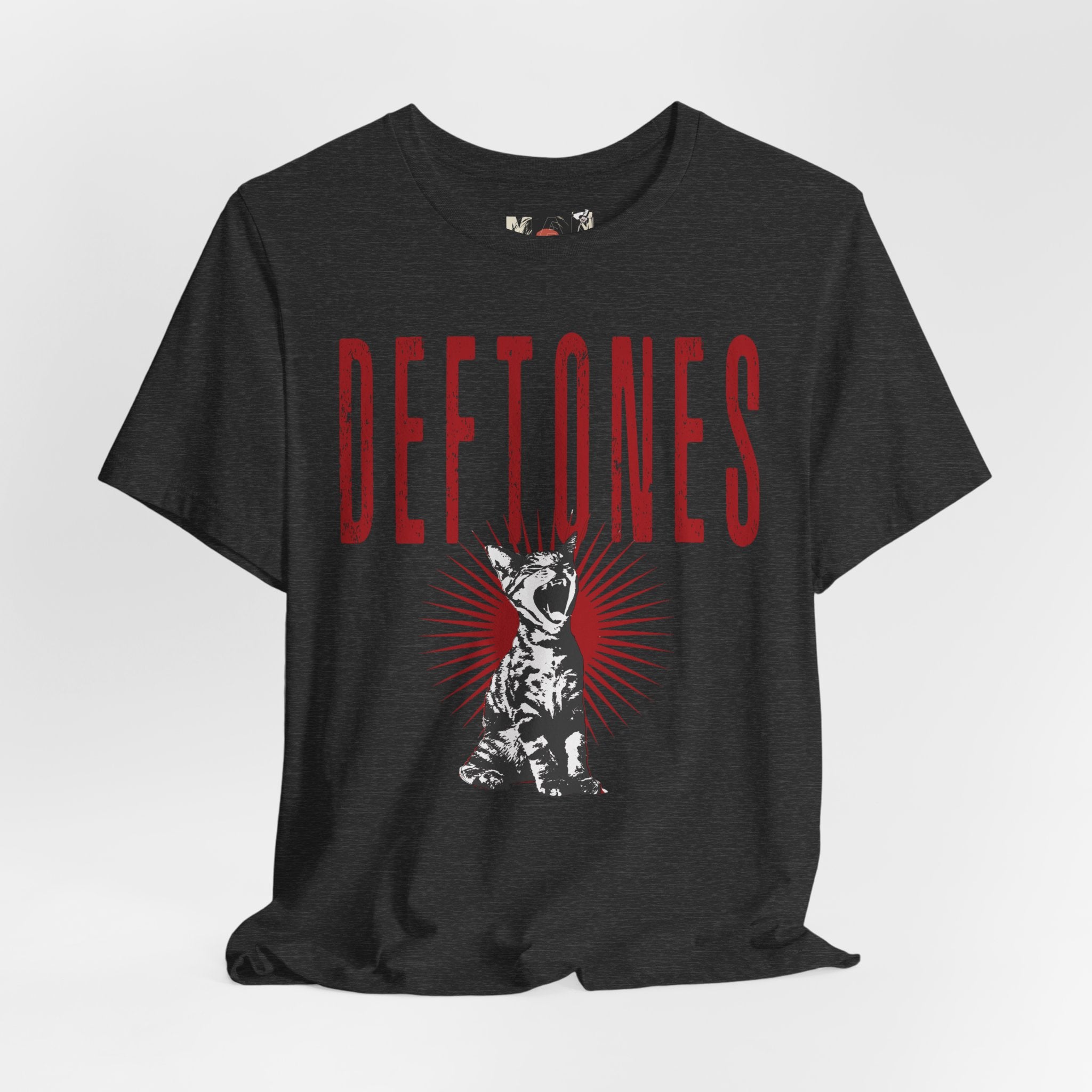 Deftones Band Logo Cat Tee | Rock Band T-Shirt