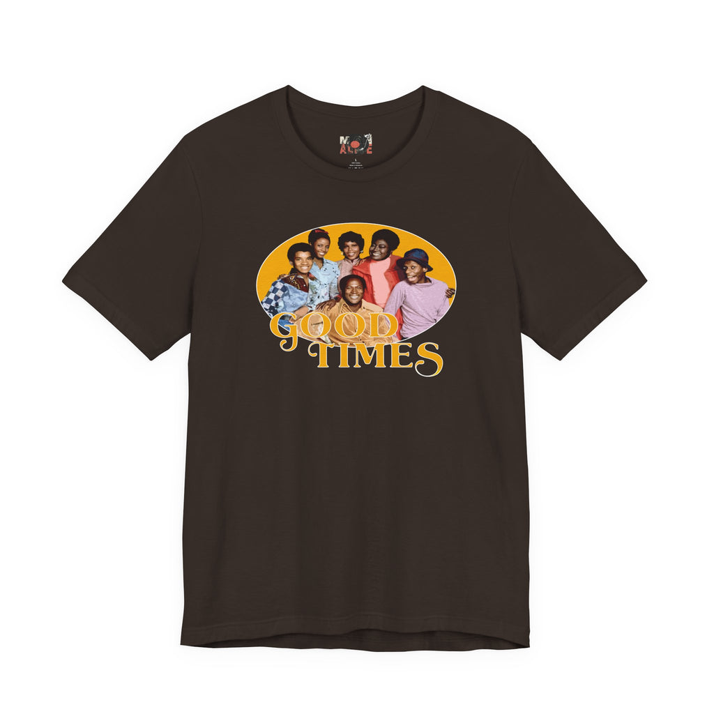 Good Times 70s Retro Family Portrait Tee | Vintage TV Photo