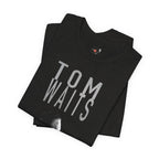 Tom Waits Portrait T-Shirt | Musician Band Tee, Vintage Monochrome