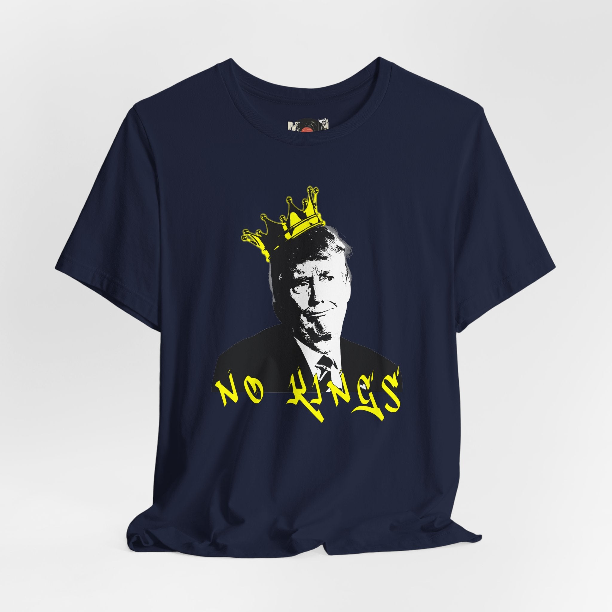 No Kings portrait tee | Graphic Political Satire T-Shirt
