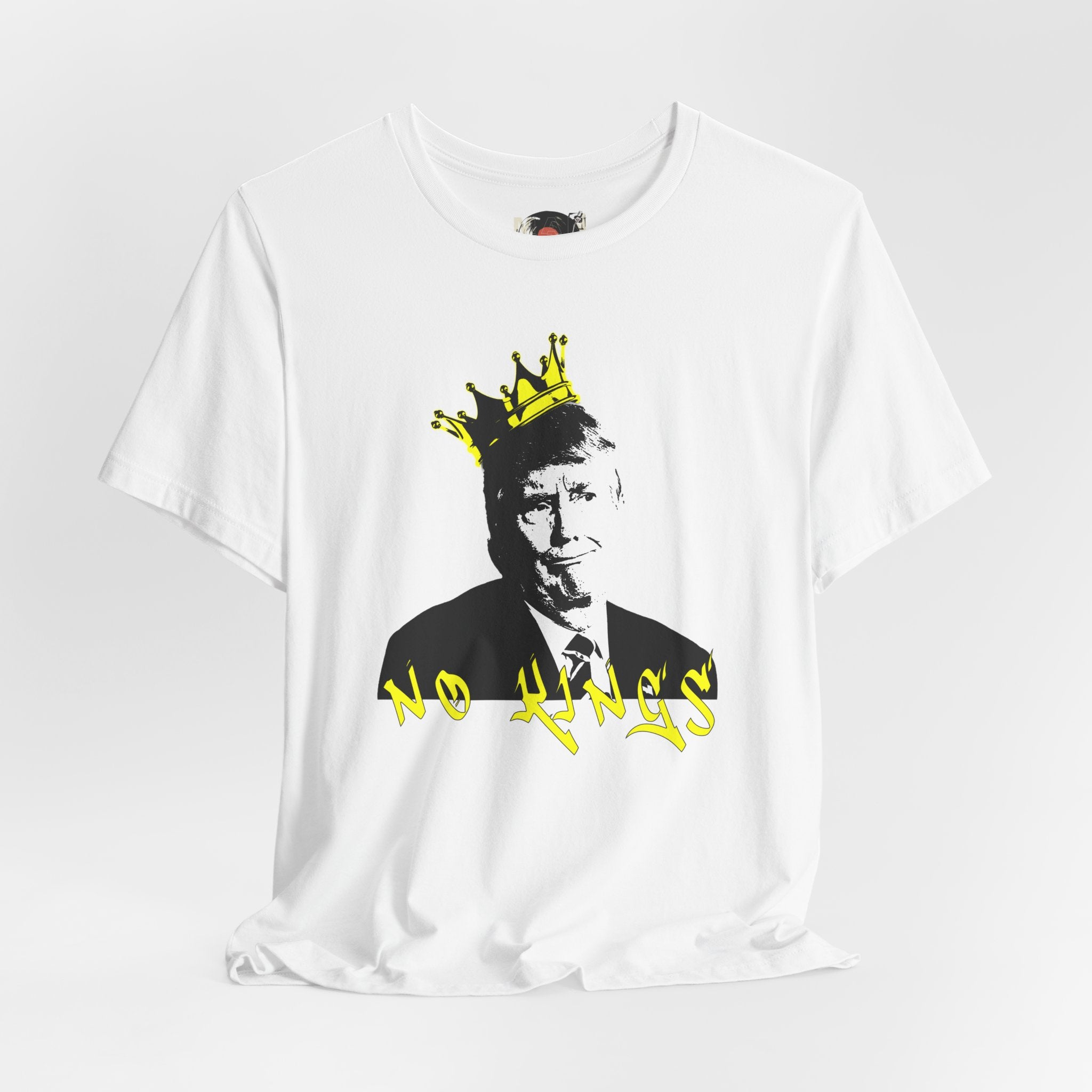 No Kings portrait tee | Graphic Political Satire T-Shirt