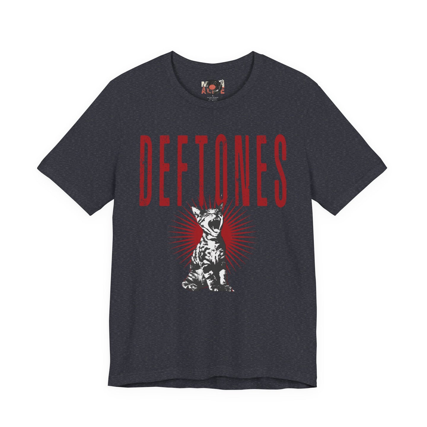 Deftones Band Logo Cat Tee | Rock Band T-Shirt
