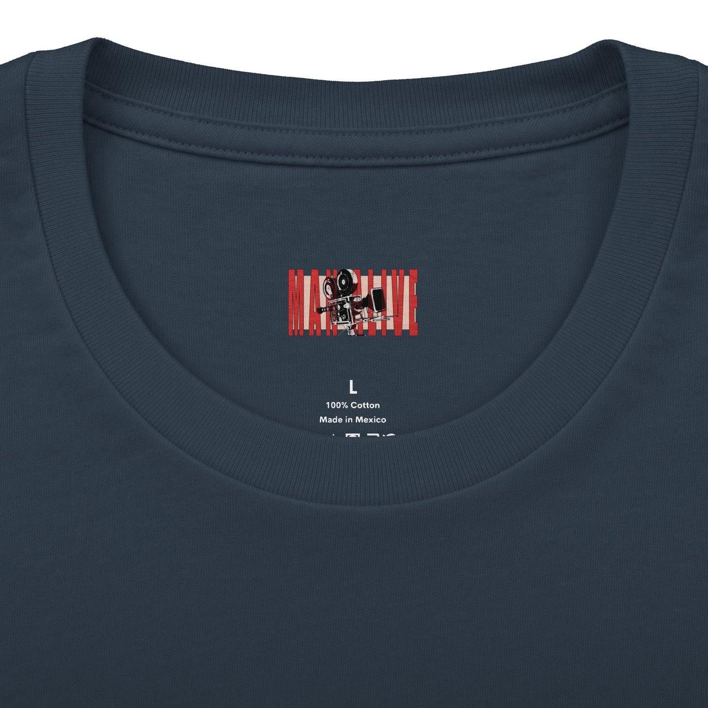 Le Samurai Vintage Movie Graphic Tee — Retro Blue Noir Crew