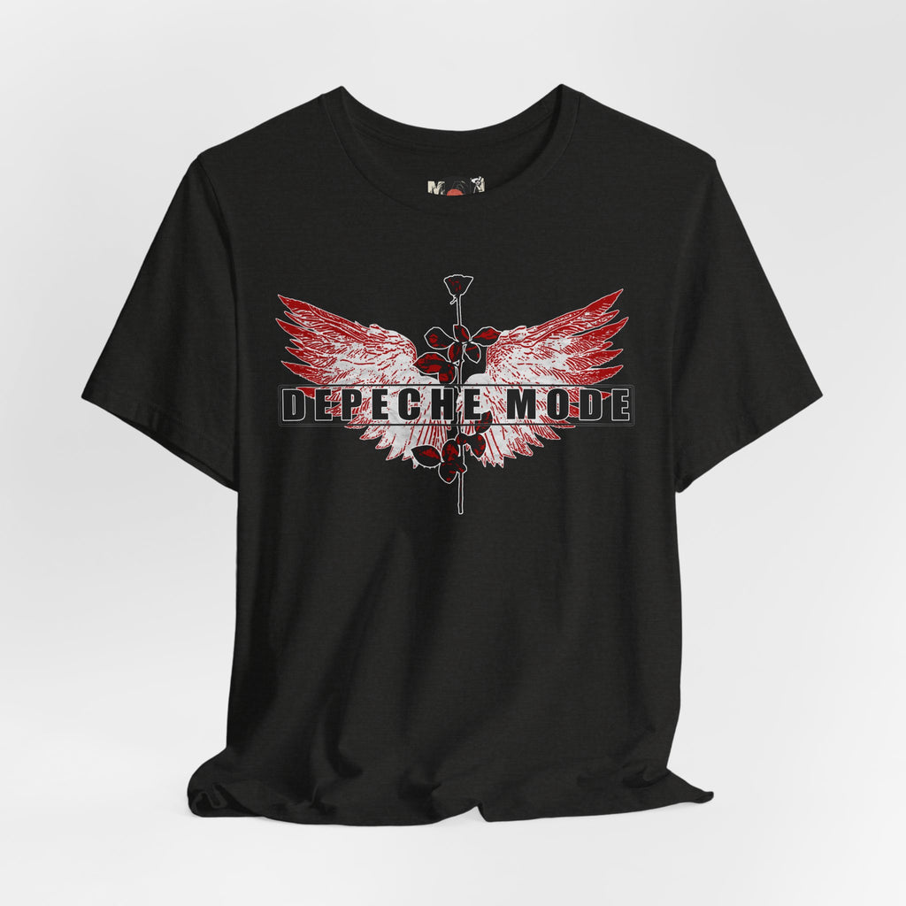Depeche Mode Wings Rose T-Shirt | Band Logo Tee