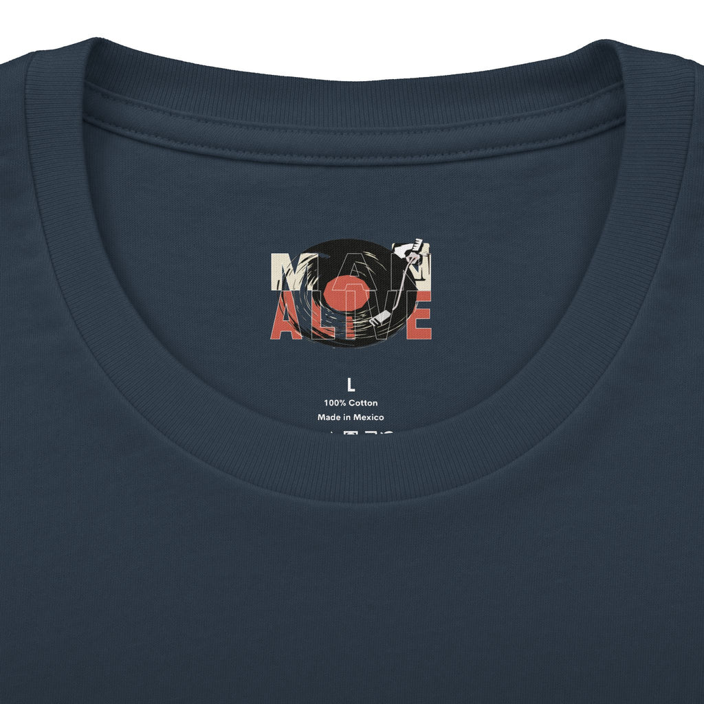 Grunge Band Portrait Tee — "Nirvana" Retro Rock Crew