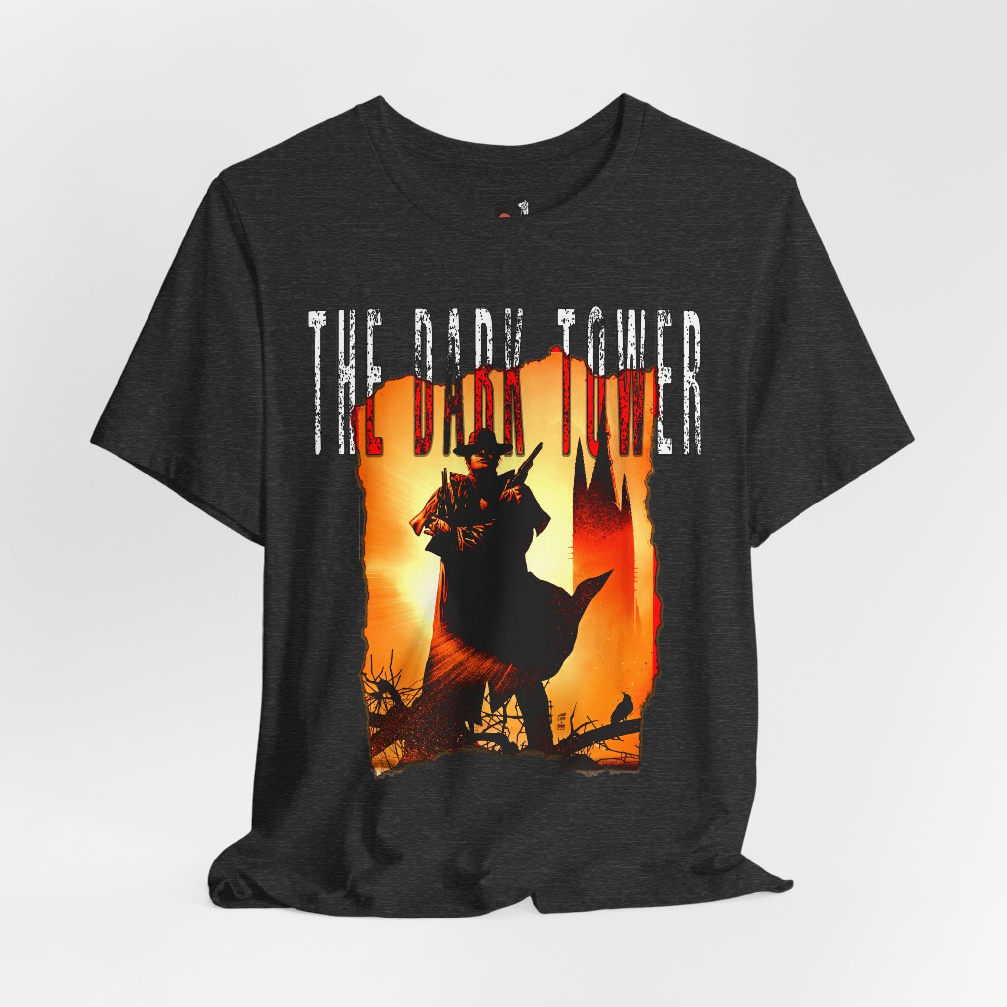 The Dark Tower silhouette T-shirt | Stephen King inspired, horror western art