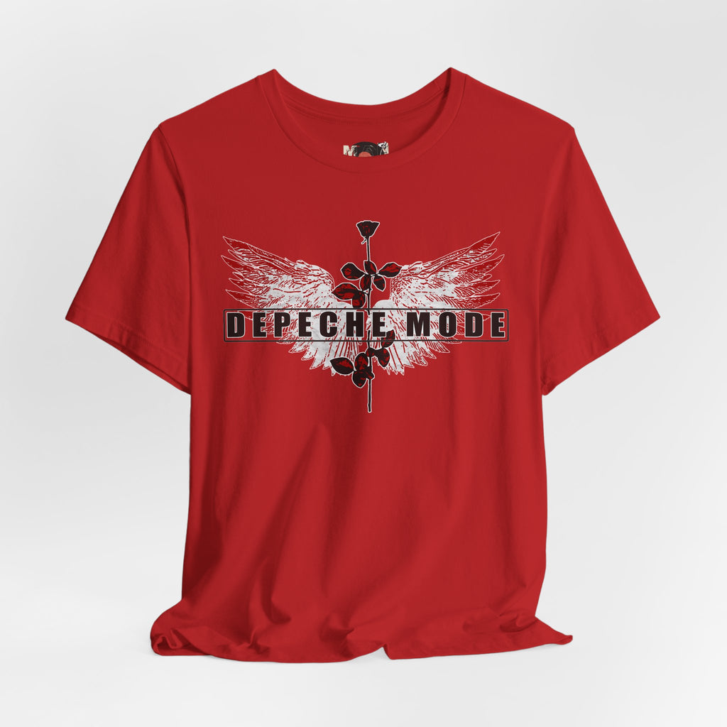 Depeche Mode Wings Rose T-Shirt | Band Logo Tee