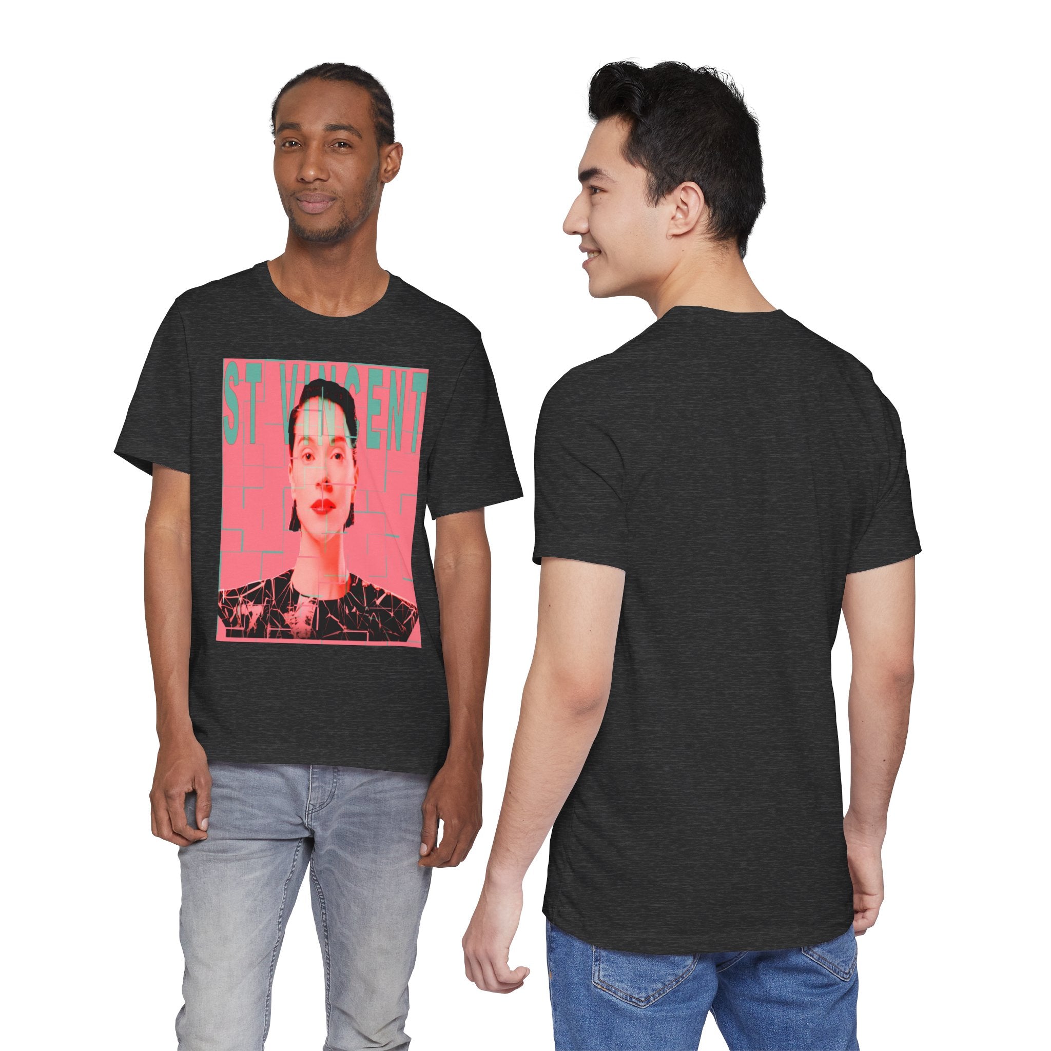 St. Vincent Portrait Tee — Retro Pop Art Musician T-Shirt