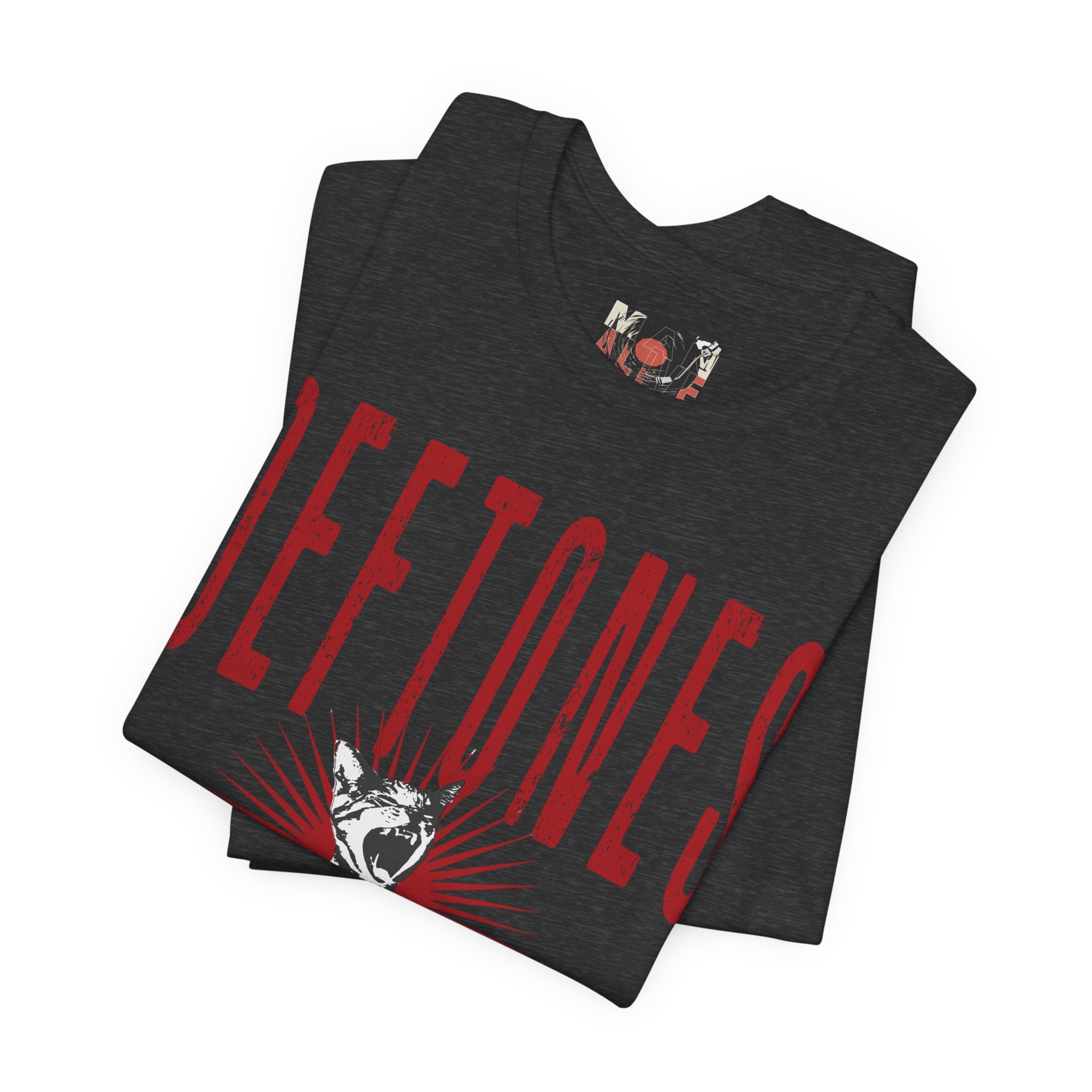 Deftones Band Logo Cat Tee | Rock Band T-Shirt