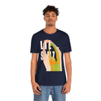Lil Simz Hands Reaching Colorful Silhouette Tee | Hip Hop Rap Abstract Shirt