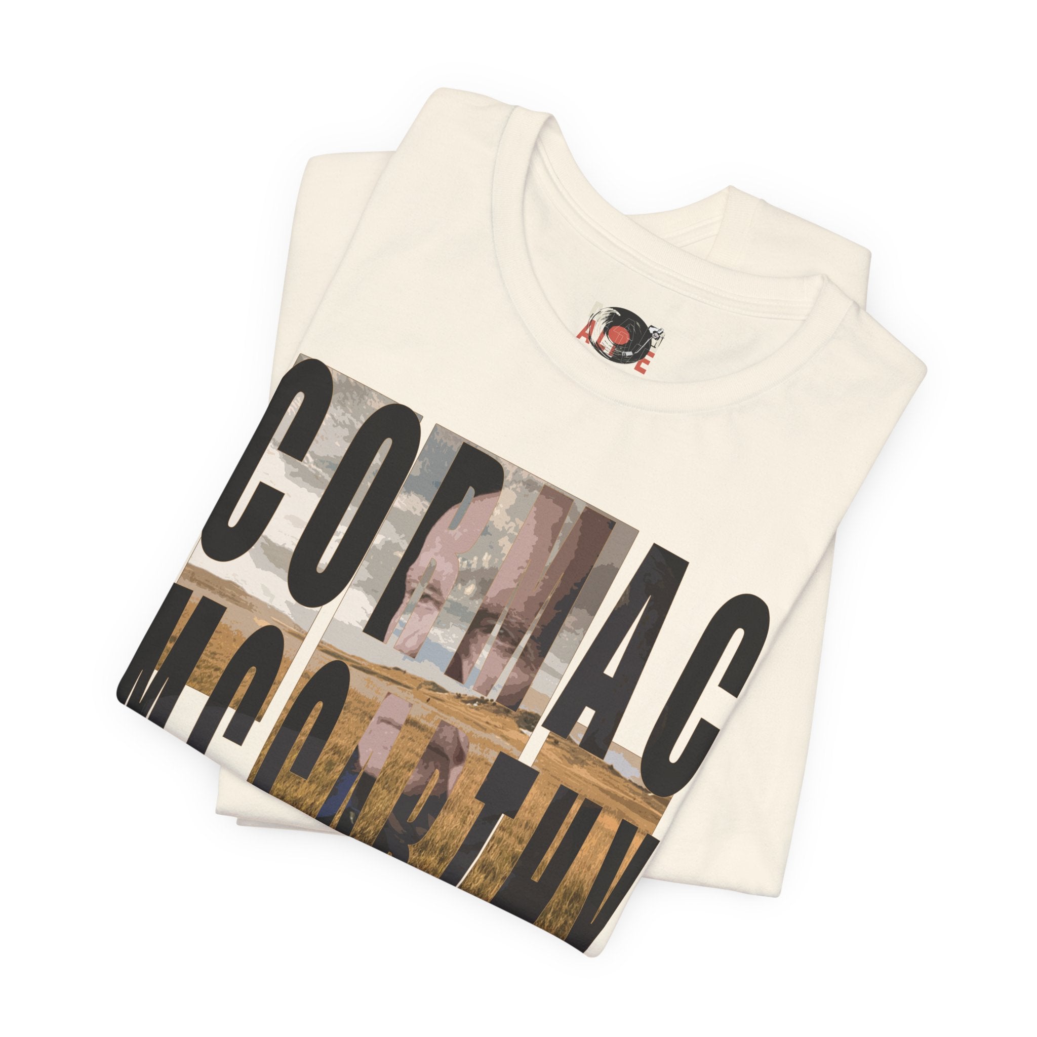 Cormac McCarthy Typography Tee | Western Landscape Text Art