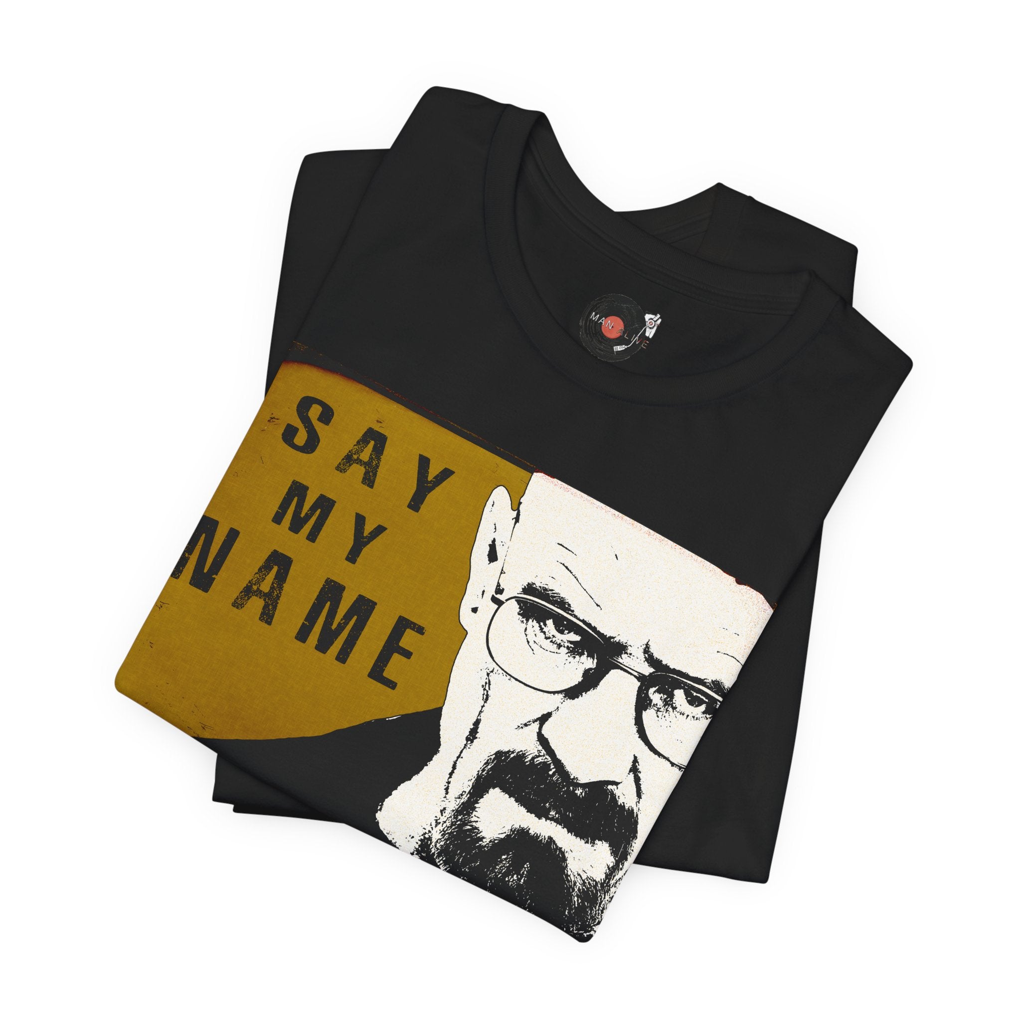 Say My Name Walter White Tee | Retro Breaking Bad Portrait