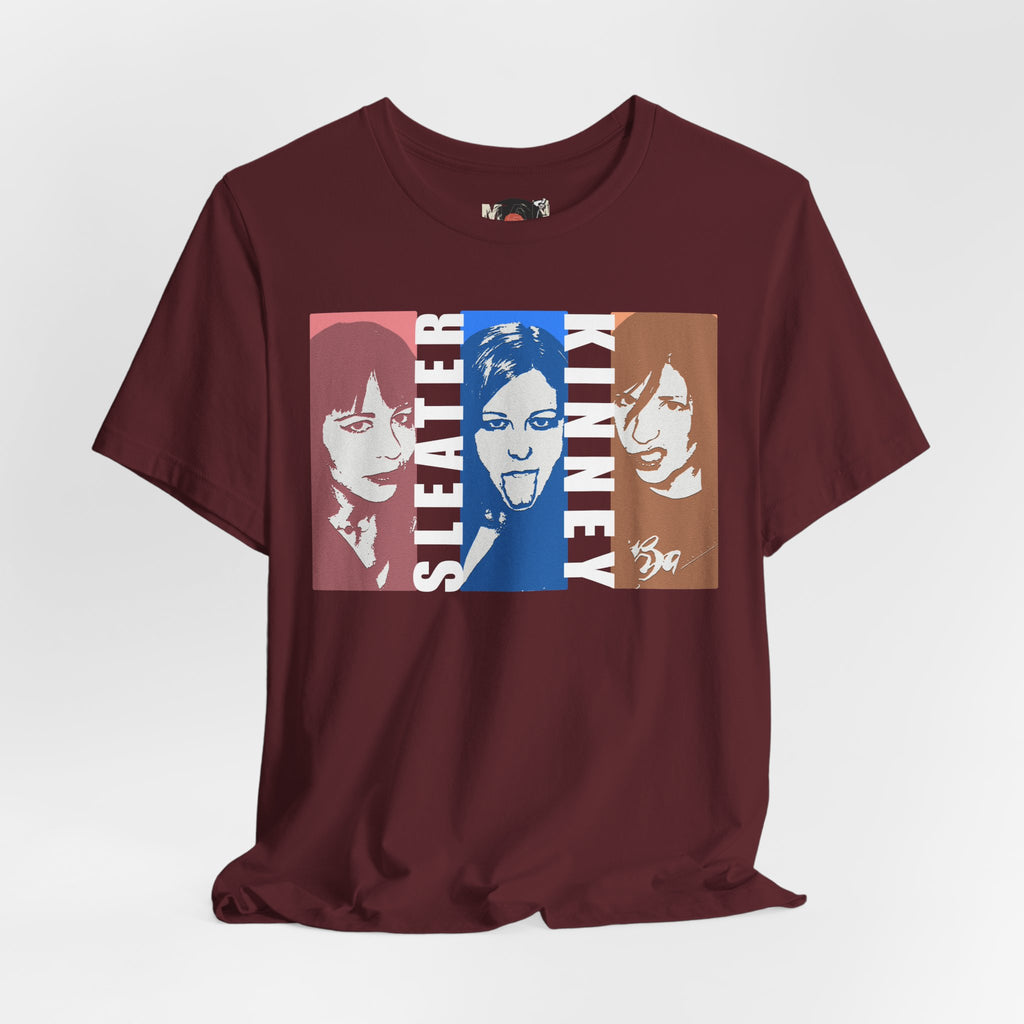 Sleater-Kinney Band Portrait T-Shirt | Indie Rock Tee