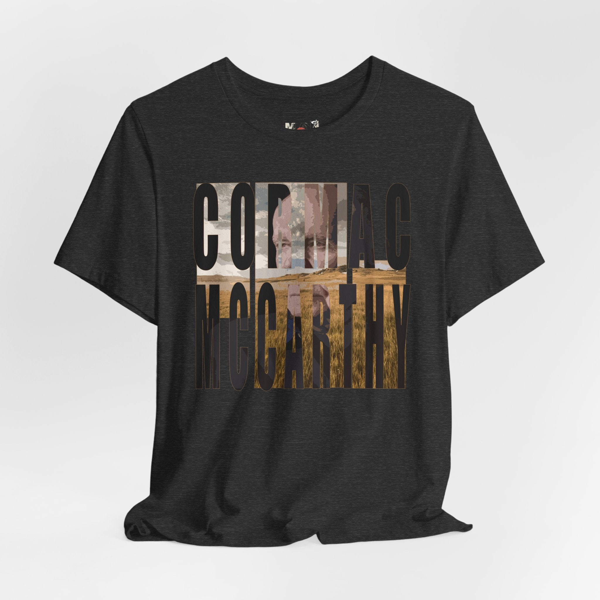 Cormac McCarthy Typography Tee | Western Landscape Text Art