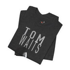 Tom Waits Portrait T-Shirt | Musician Band Tee, Vintage Monochrome