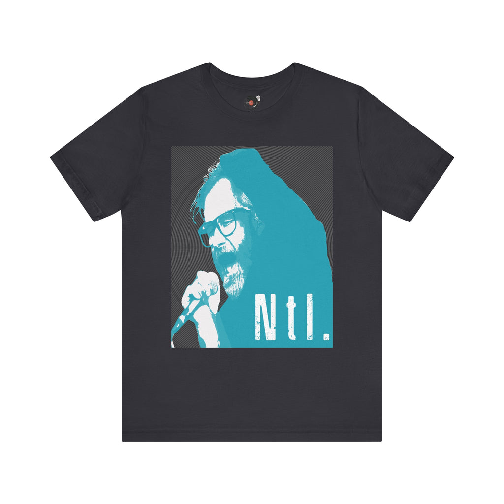 The National Band Matt Berninger Retro Indie Rock Graphic Tee | Blue Halftone