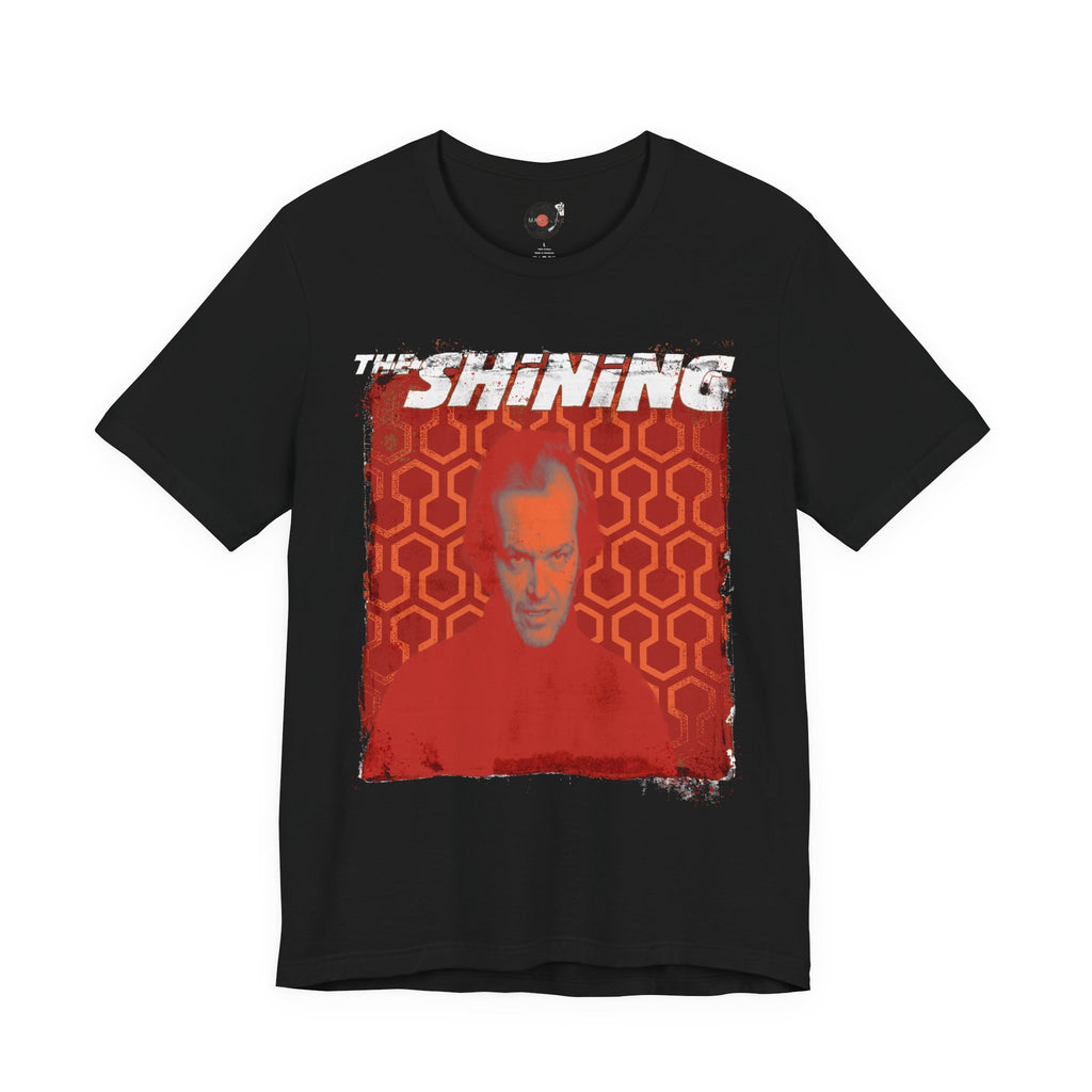 The Shining Carpet Nicholson Portrait T-Shirt | Horror Movie Poster Tee