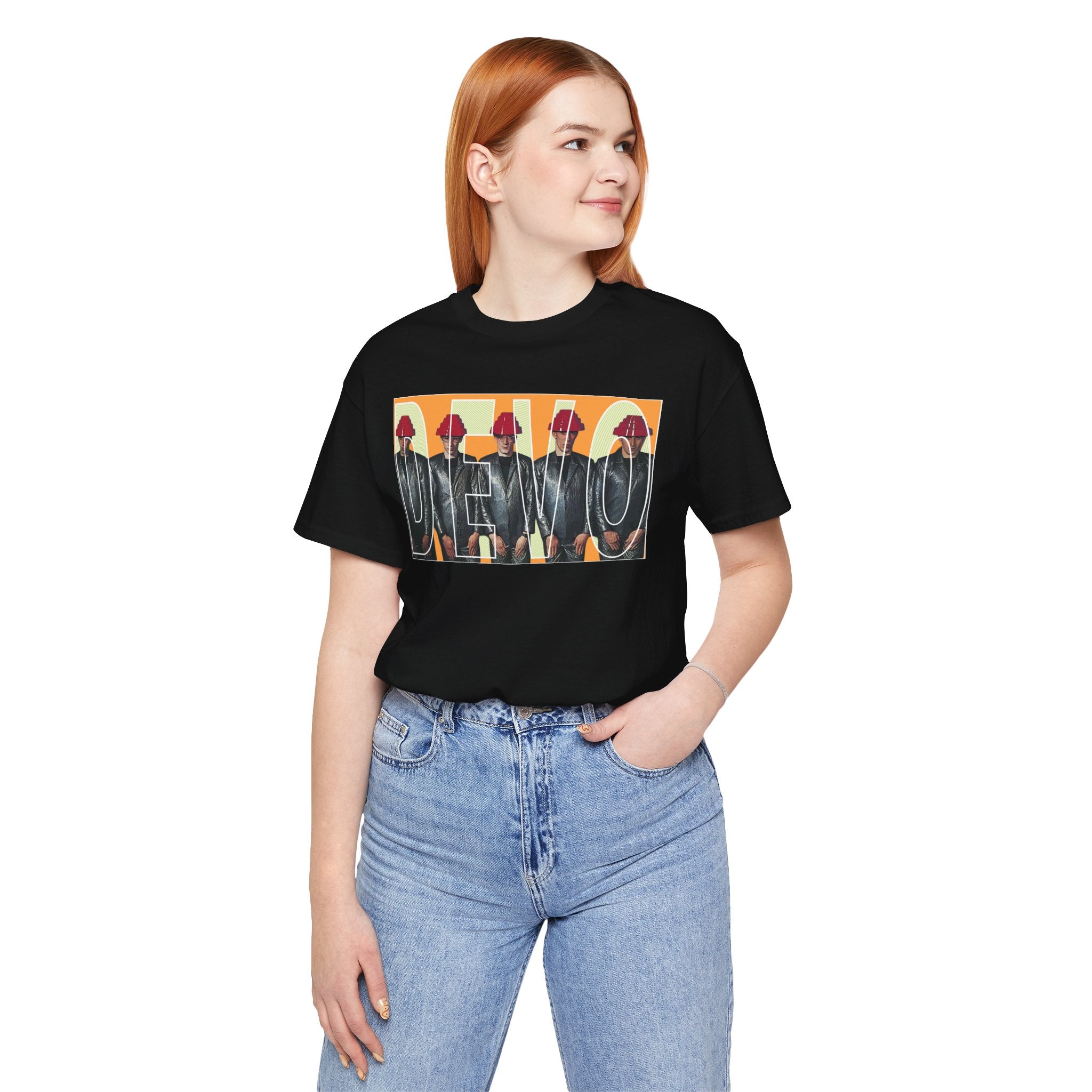 Devo Retro Pop Art Band Tee — Devo Graphic T-Shirt