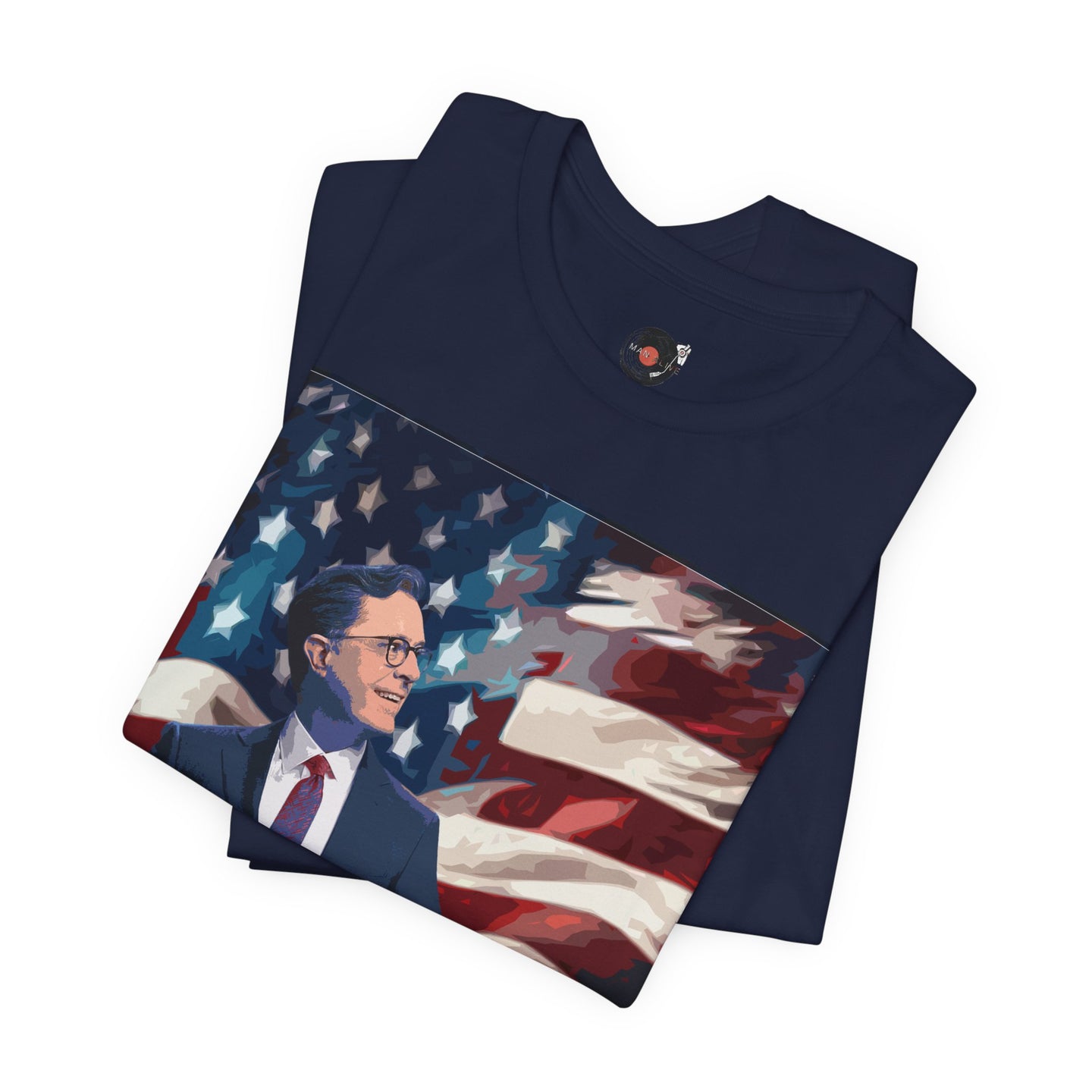 Stephen Colbert For President T-Shirt | Political Satire, American Flag Design