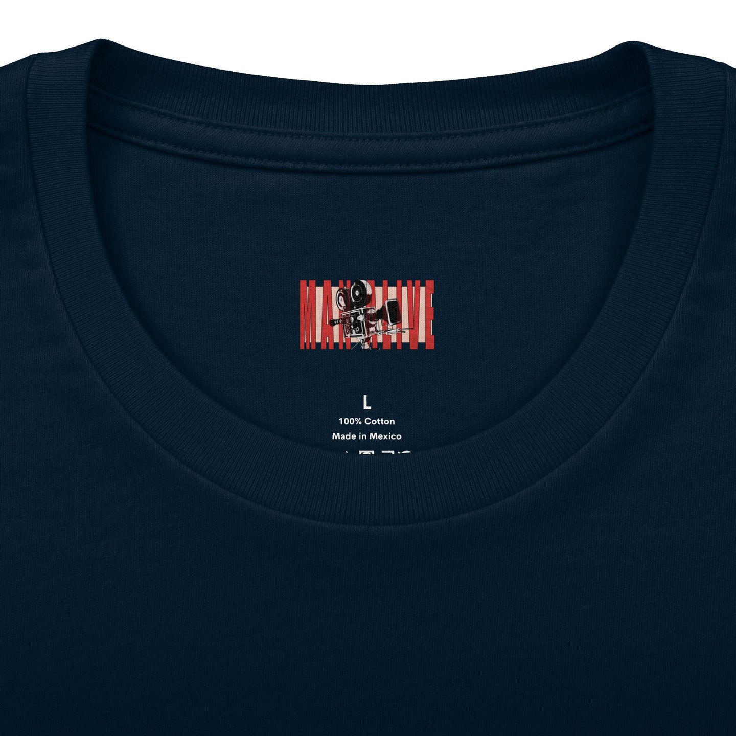 Le Samurai Vintage Movie Graphic Tee — Retro Blue Noir Crew