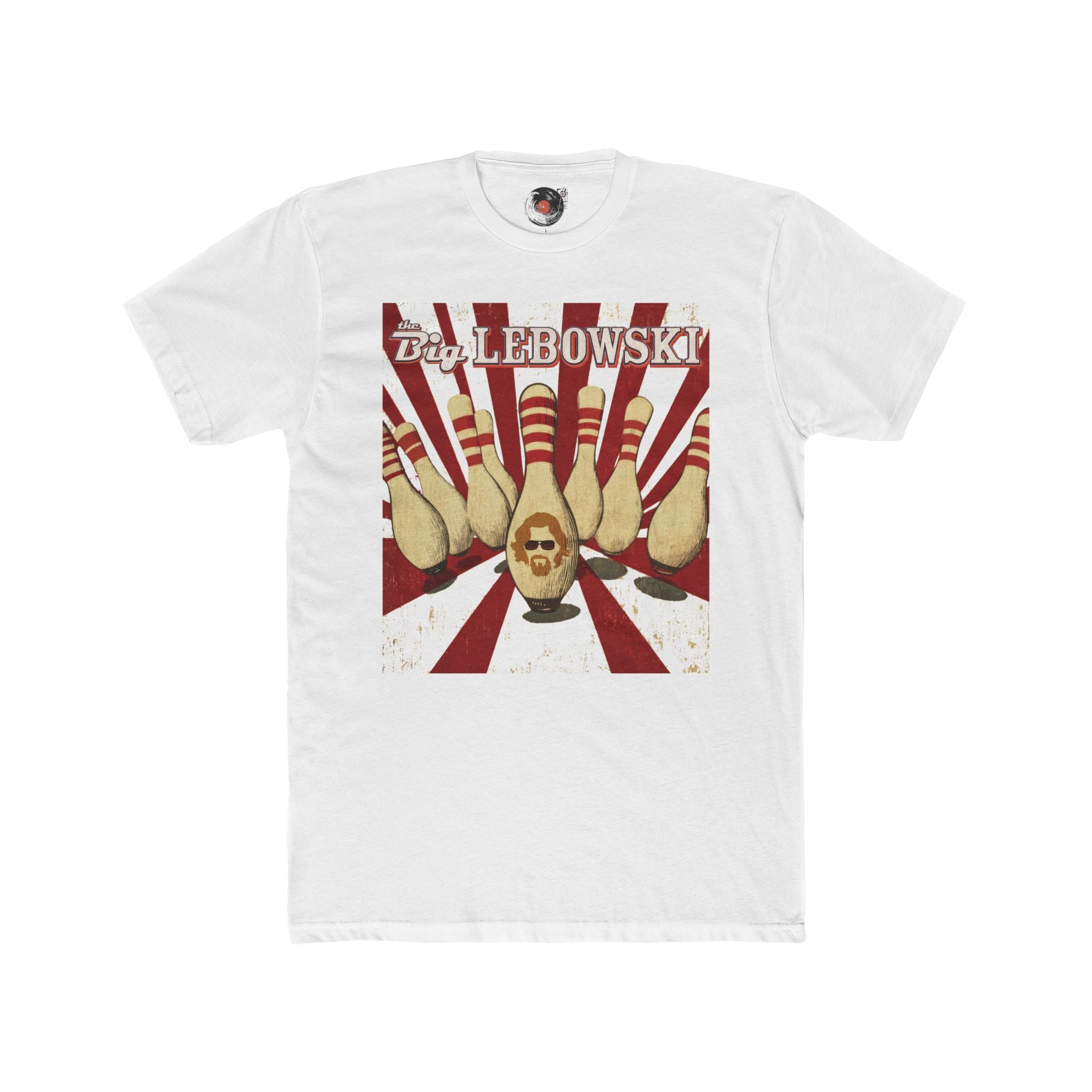The Dude Bowling Pins T-Shirt | Retro The Big Lebowski Movie Tee