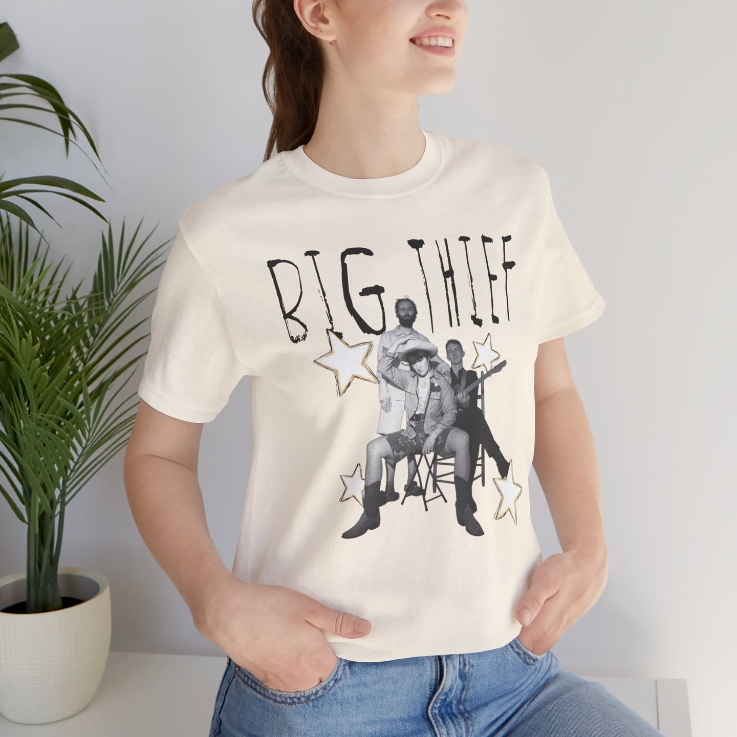 Big Thief Band Photo Tee — Vintage Indie Rock T-Shirt