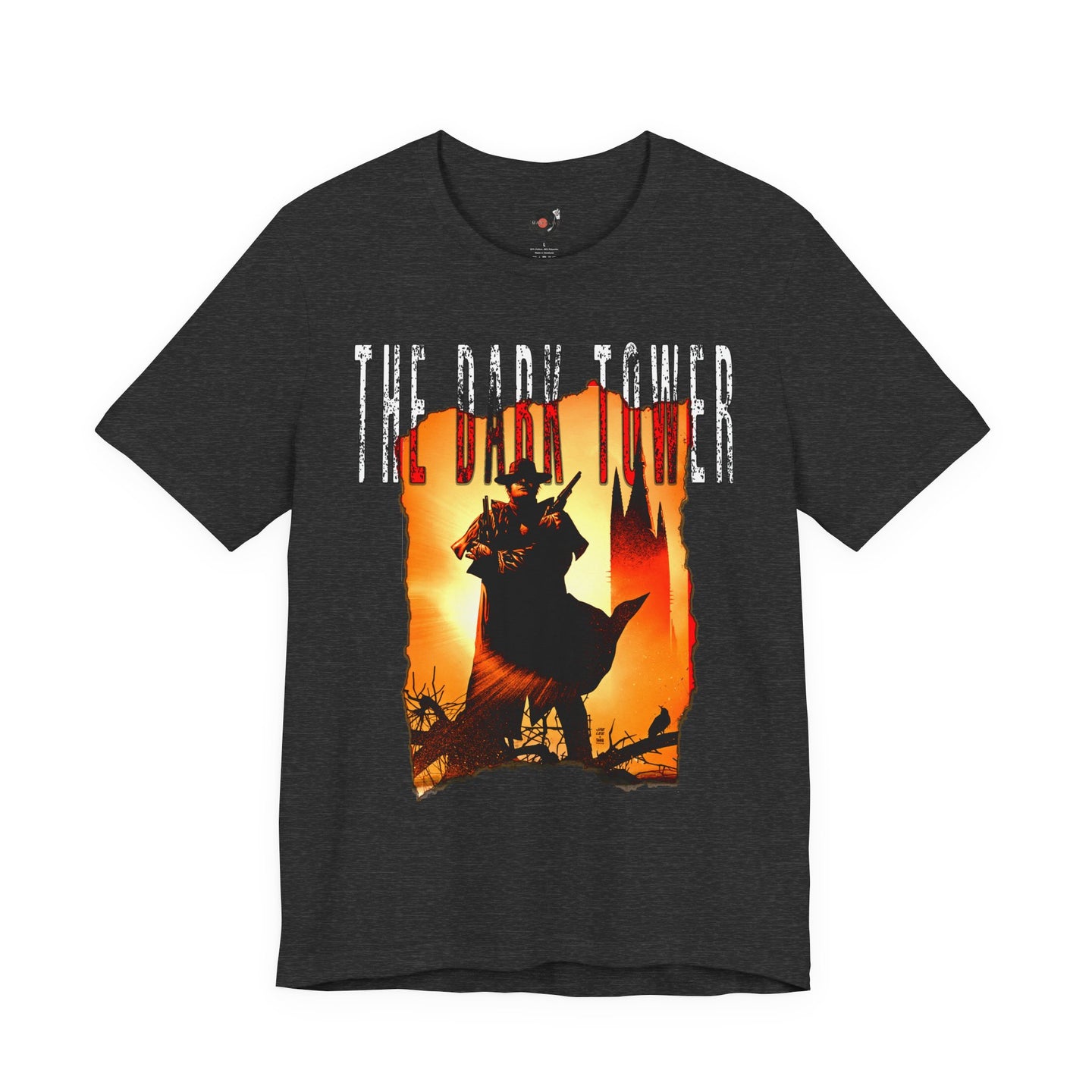 The Dark Tower silhouette T-shirt | Stephen King inspired, horror western art