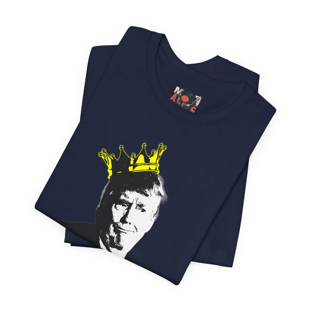 No Kings portrait tee | Graphic Political Satire T-Shirt