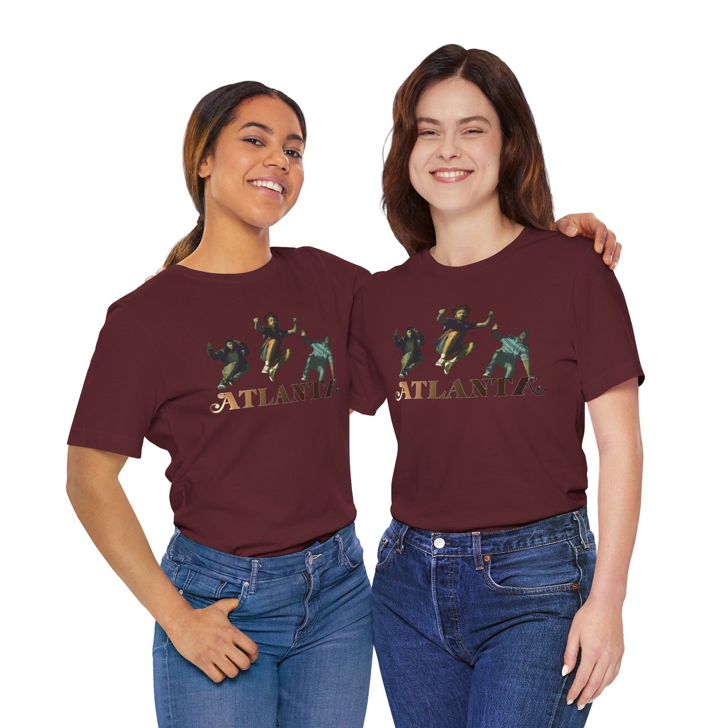 Retro Atlanta TV Show Jumping City Typography Tee
