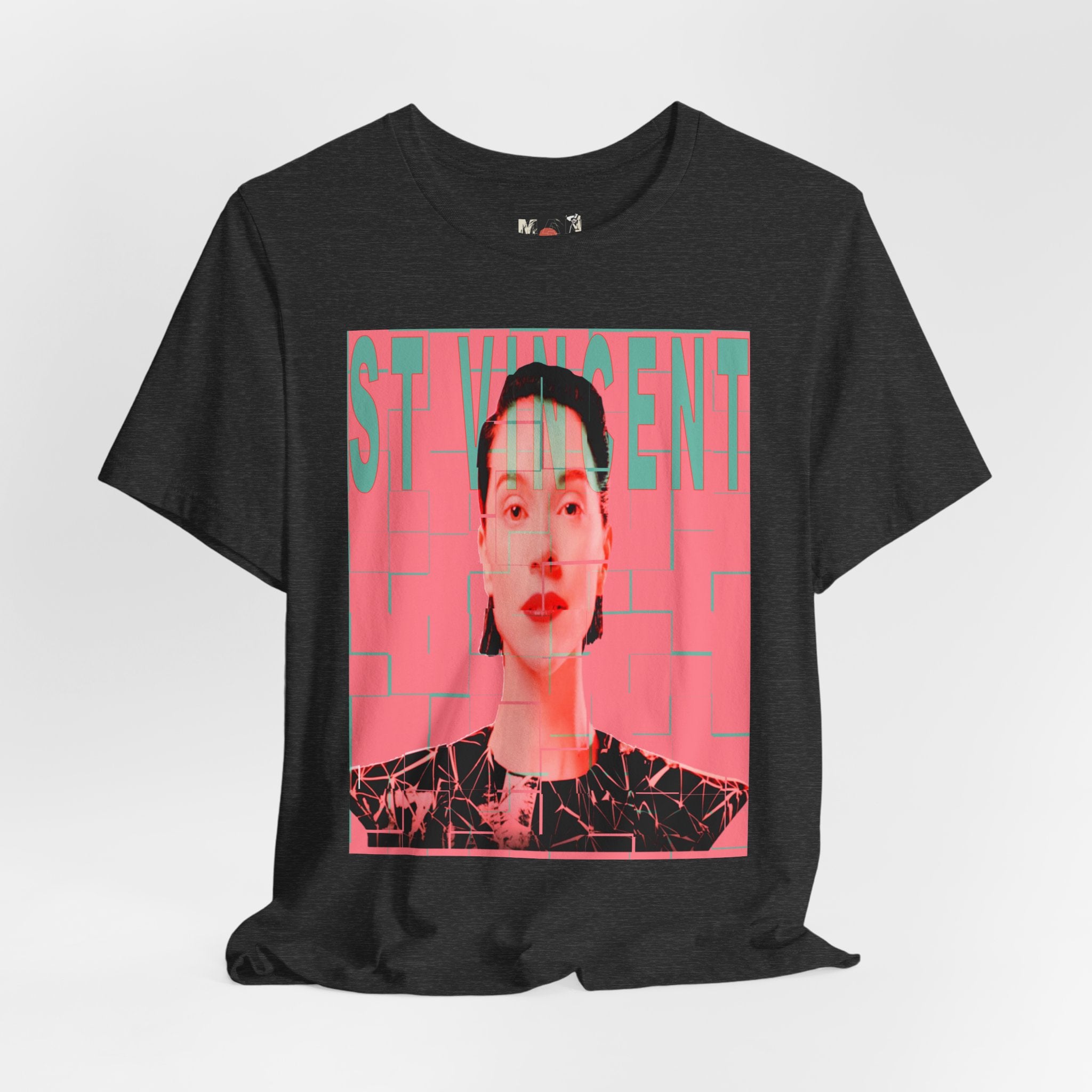 St. Vincent Portrait Tee — Retro Pop Art Musician T-Shirt